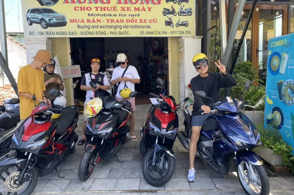 Cho thuê xe máy các loại