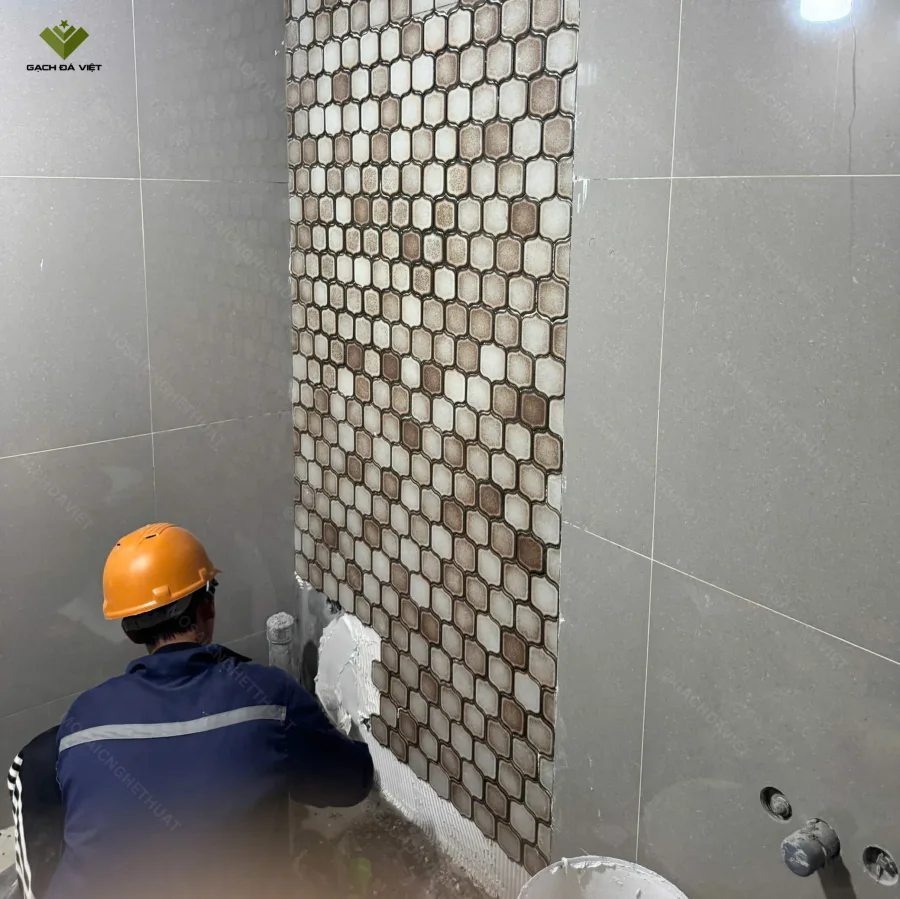 Thi Công Mosaic Cho Dự Án 12 Căn Sân Golf Hoàng Gia Ninh Bình
