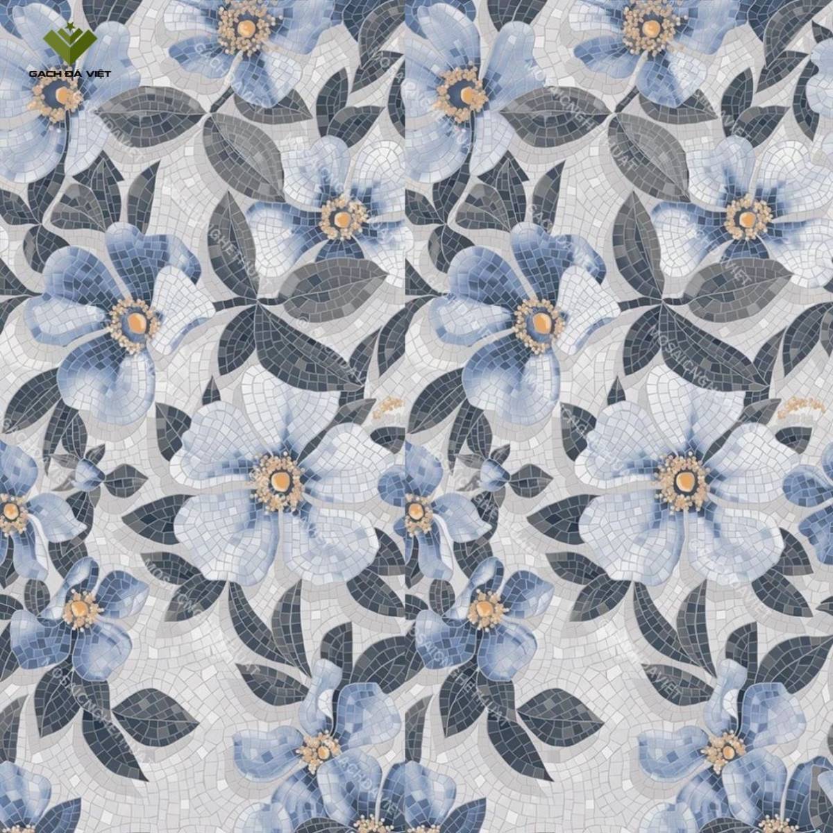Vì sao gia chủ thường chọn tranh mosaic hình hoa?