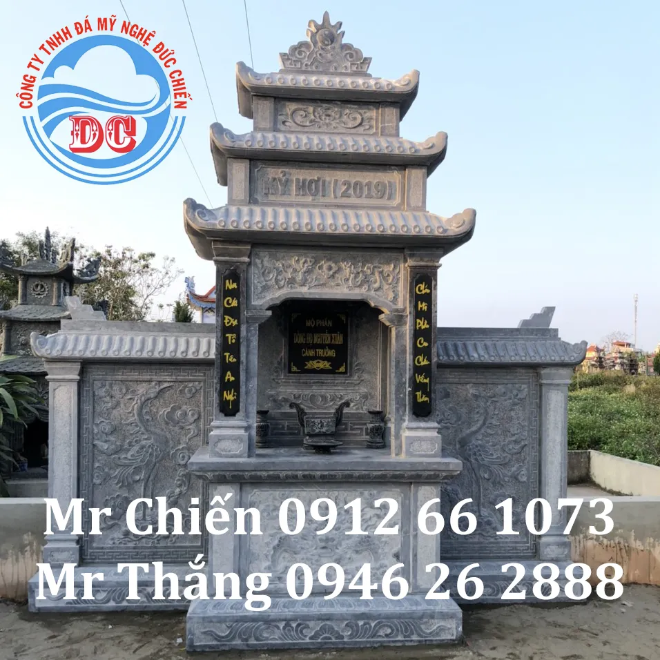 Lăng thờ đá mẫu LTĐC004 - Đá Mỹ Nghệ Đức Chiến