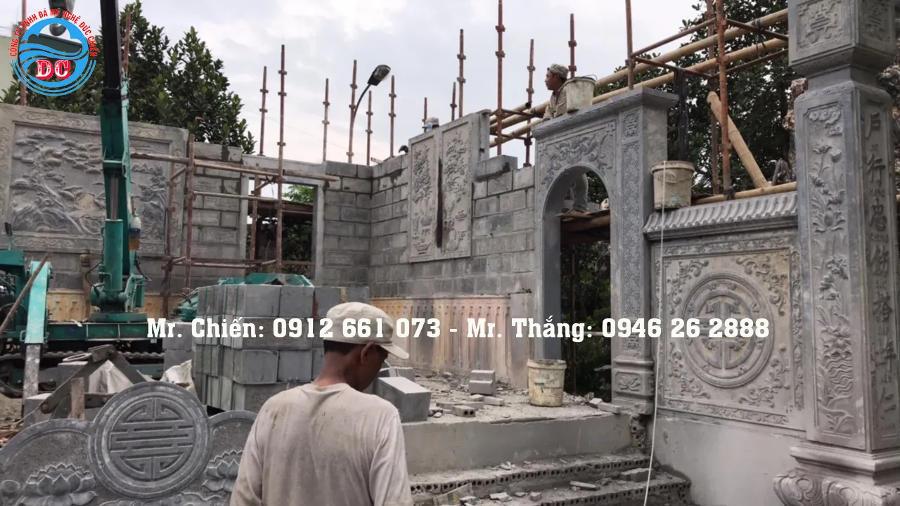 Nh&agrave; thờ họ bằng đ&aacute; nguy&ecirc;n khối tại Hoằng H&oacute;a Thanh H&oacute;a