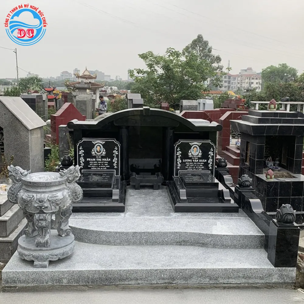 Mẫu mộ đá nhập khẩu - Đẳng cấp khác biệt cho không gian tâm linh