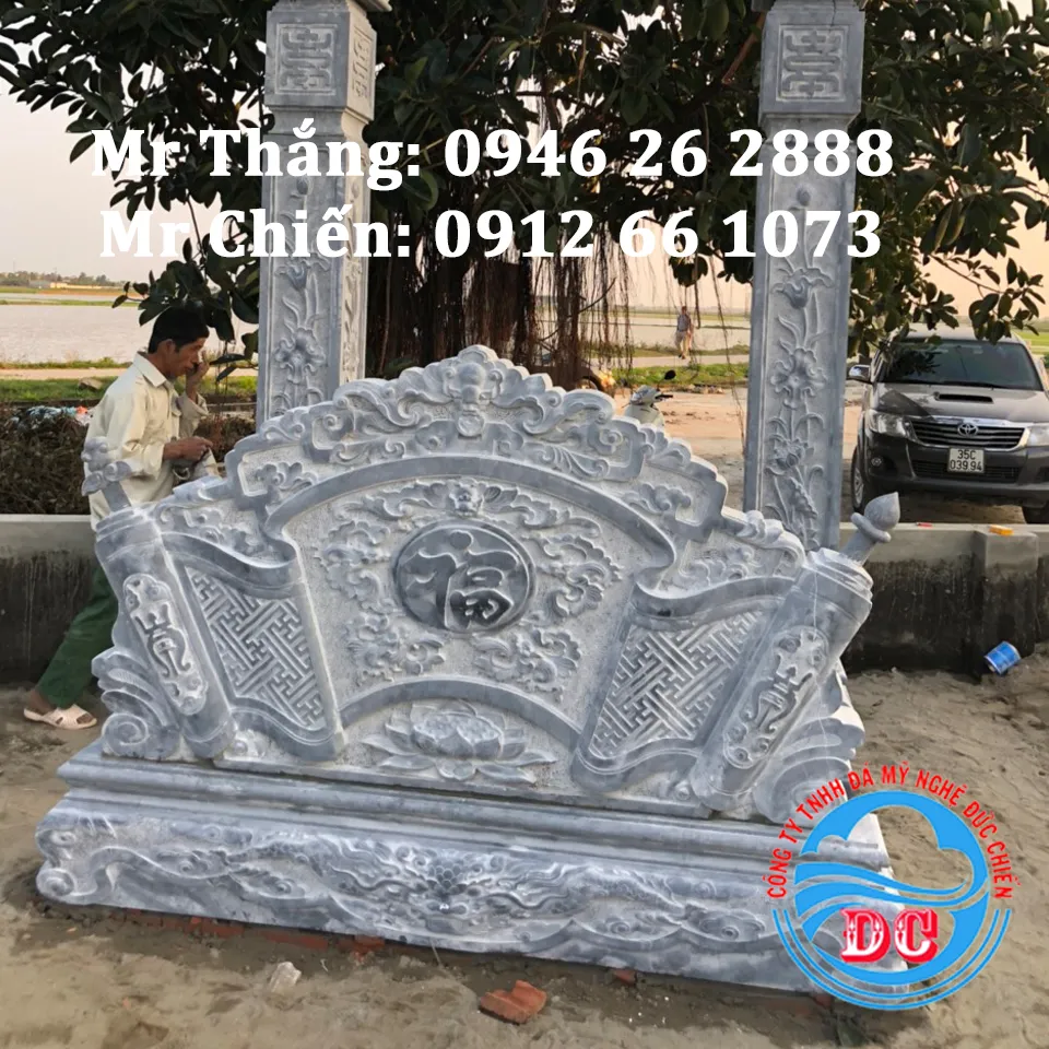 Cuốn thư đá tại đá mỹ nghệ Đức Chiến