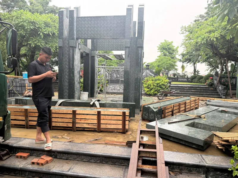 C&ocirc;ng Tr&igrave;nh Lầu Đ&aacute; 18m&sup2; Tại M&ecirc; Linh H&agrave; Nội | Đ&aacute; Mỹ Nghệ Đức Chiến