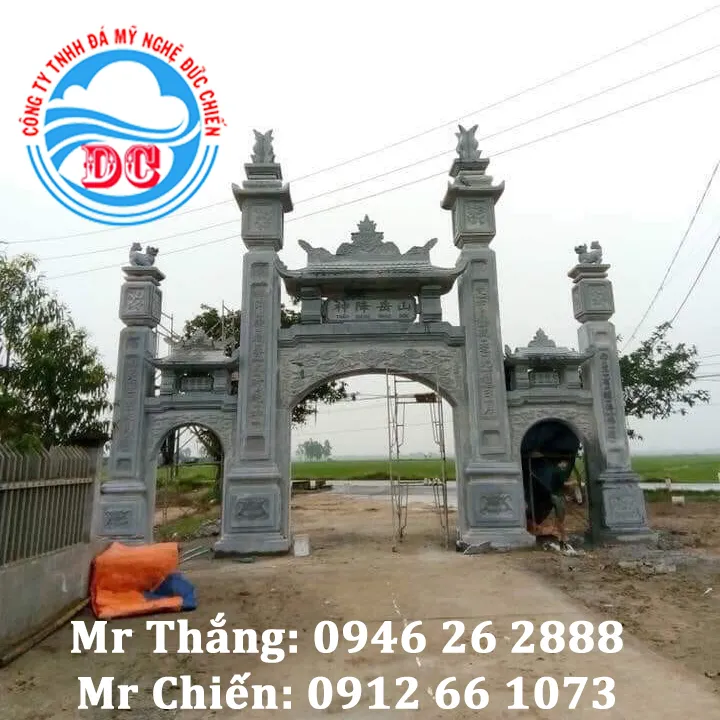 Cổng đá mẫu CĐĐC001 