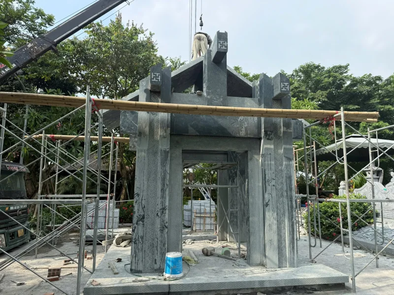C&ocirc;ng Tr&igrave;nh Lầu Đ&aacute; 18m&sup2; Tại M&ecirc; Linh H&agrave; Nội | Đ&aacute; Mỹ Nghệ Đức Chiến